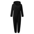 thumbnail image 5 of RUTAYY Children Boys Girls Jumpsuits Long Sleeve Soft Cozy Solid Color Zipper Home Wearr Elegant Chic Romper, 5 of 6