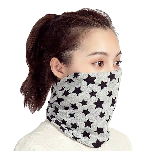 Under $5 Scarf Multi-color Multifunctional Bib Women's Hedging Autumn and Winter Cold Protection Neck Wild