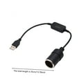 thumbnail image 4 of USB A Male To 12V Car Lighter Adapter, Socket Converter Cable for Led Light Strips, Camera Led Light and Other Automotive Electronics, 4 of 6