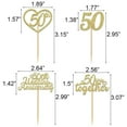 thumbnail image 2 of Decoración para cupcakes ZitTro para 50 aniversario de boda, 24 unidades, 2 of 7
