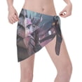 thumbnail image 2 of Disketp Urban Mechanical Dragon Women Swimsuit Cover Up Short Chiffon Summer Beach Sarong Bikini Wrap Skirt Bathing Suit, 2 of 5