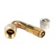 thumbnail image 3 of Bicicleta Adaptador de extensión de vástago Ndcxsfigh Schrader de válvula de neumático de aire de latón de 45 grados (dorado), 3 of 7