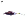 thumbnail image 6 of 9.5cm Painted 3 Sections VIB 3D Eyes Bionic Fishing Hard Lure Bait with Hooks, 6 of 7