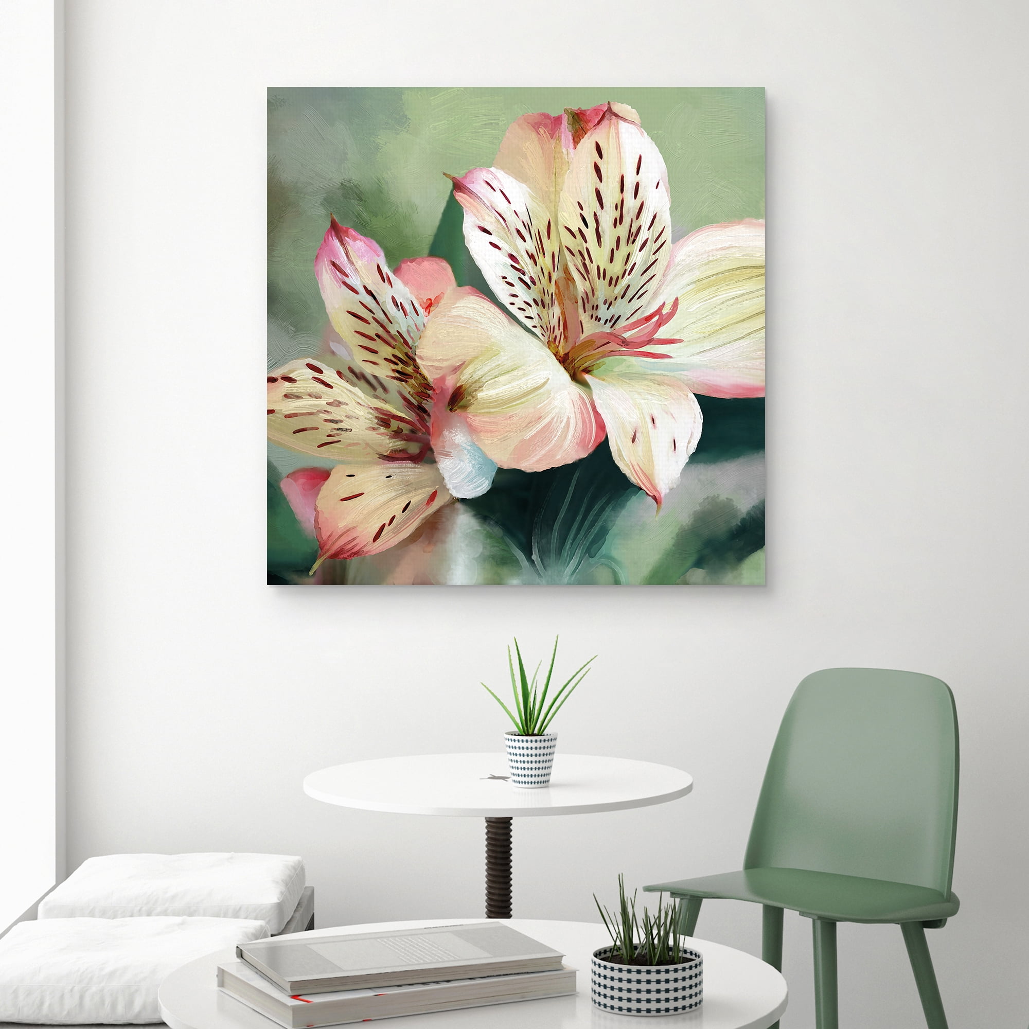 Tropical Lily Square by Studio Arts Canvas Art Print, 1.5" x 35"