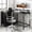 Black Willow, variant on COZONY 41" Computer Desk with 3 Drawers, LED Lights and Power Outlets, Gaming Desk with USB Charging Station and Monitor Stand,Black Willow