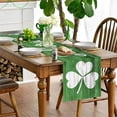 thumbnail image 1 of Kitchen Utensils Qwtwty St. Patrick's Day Flower Table Runner Holiday Party Kitchen Living Room Decorative Tablecloth Linen Printed Coffee Table Cloth, 1 of 8