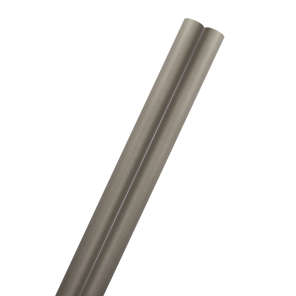 JAM Paper Matte Wrapping Paper, 50 Sq. ft Total, Slate Grey 2 Rolls