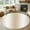 Beige, variant on Brown White Ombre 3ft Round Rug, Abstract Art Modern Brown Gradient Non-Skid Rubber Backing Large Area Rugs - Living Room Bedroom Home Office, Indoor Floor Mat Carpets Washable Rug