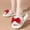 White, variant on Lilgiuy Women New Comfortable Home Cute Bow Ties Models Winter Cotton Slippers Couple Models Thick Bottom Warm Cotton Slippers Cute Womens House Slippers for Birthday Party Club