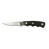 Knives of Alaska Jeager D2 Fixed Blade Knife, Suregrip Handle, Black
