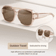 thumbnail image 4 of Gafas de sol polarizadas para hombre y mujer, lentes graduadas para miopía, Vintage, para viajes al aire libre, visión nocturna, conducción, UV400, 4 of 5