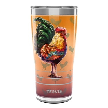 Tervis Insulated Stainless Steel Tumbler | 30 Oz With Straw Lid | Flamingo Swirl Design | Keeps Drinks Hot/Cold