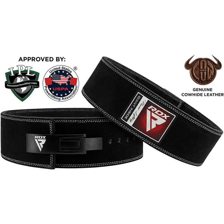  RDX Weight Lifting Belt Gym Fitness, Cowhide Leather
