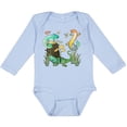 thumbnail image 3 of Inktastic Cute Lizards Hanging out Boys or Girls Long Sleeve Baby Bodysuit, 3 of 5
