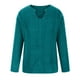 thumbnail image 4 of Puntoco-suéter de manga larga para mujer, top con cuello en V de Color sólido, suéteres de punto sueltos informales, blusa, liquidación de Navidad Puntoco Puntoco-984, 4 of 8