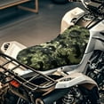 thumbnail image 4 of Binienty Green Camo ATV Motorcycle Seat Cushion Cover Horse Print 4 Wheeler Accessories ATV Seat Cover Replacement Compatible with Sportsman Rancher Foreman Scrambler, 4 of 8