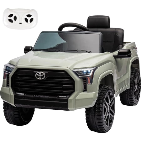 Licensed Toyota Tundra Pickup 12V Battery Powered Ride-On Truck for Kids