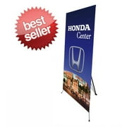 Signworld X Banner Stand 32" X 72" (Medium) - Great for Trade Shows! (Advertising, Marketing, Promotion, Graphic, Sign, Display)