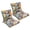 Floral, variant on Eurhowing Waterproof Patio Rocking Chair Cushions 1-Piece, 3" Thick Outdoor Chair Cushion with Ties, Non-Slip Seat Pad for Garden Lawn Furniture, 2Pack, Red