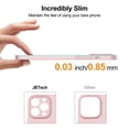 thumbnail image 3 of JETech Upgraded Slim (0.85 mm Thin) Case for iPhone 13 Pro Max 6.7-Inch, Camera Lens Cover Full Protection, Ultra Thin Lightweight Matte Hard PC, Support Wireless Charging (Pink), 3 of 7
