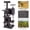 Deep Grey, variant on WDZS 55 Inch Cat Tree Tower, Multi-Level with Cat Scratching Post, Indoor Cat Condo with Climbing Ladder, Plush Toy, Play House for Cat,Brown