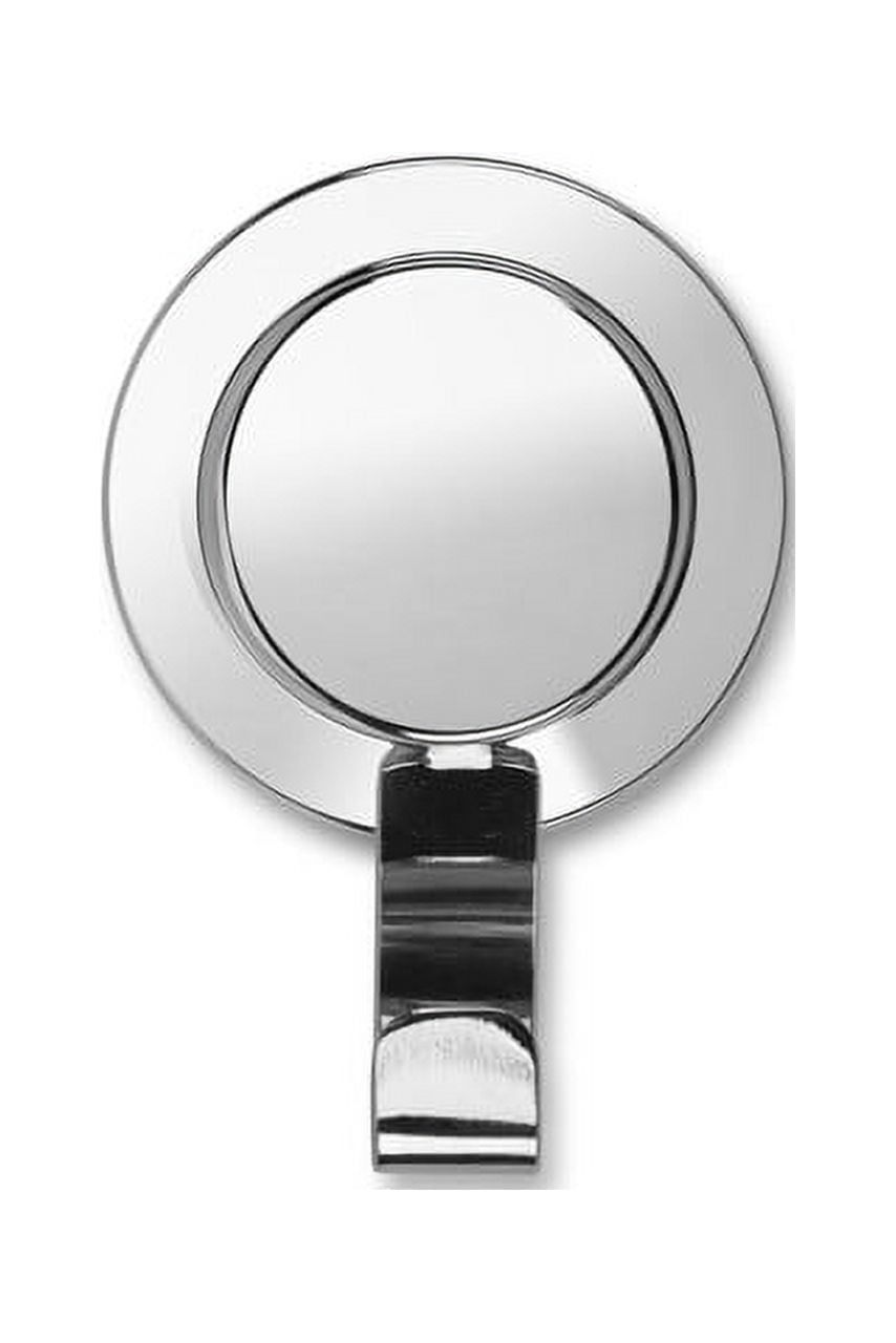 Croydex Stick n Lock Adhesive Chrome Bath Robe and Towel Holder, Durable Hand Towel Hooks