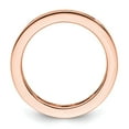 thumbnail image 2 of 14k Rose Gold Polished Size 8.5 Channel-set 2 carat Princess Diamond Complete Eternity Band, 2 of 5