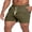 Army Green, variant on Pinspark 5.5 Inch Mens Pajama Shorts Sleep Cotton Lounge PJ Lightweight Elastic Waist Drawstring Nightwear Bottom with Pockets