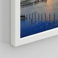 thumbnail image 5 of PixonSign Framed Wall Art Vibrant Ocean Cloud Reflection Islands Prints, Set of 4 Sea Landscape Wall Decors, Nature Wall Décor, Beach Adhesive Canvas Poster, Modern Home Artwork - 8"x10" White, 5 of 5