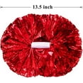thumbnail image 2 of 4 Pack Cheerleading Pom Poms,metallic Cheer Pom Poms With Training Baton Handle, 2 of 5
