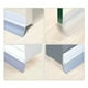 thumbnail image 3 of Tira de borde de puerta sellado inferior autoadhesivo a prueba de polvo insonorización protección contra la intemperie embellecedor gris, 3 of 8