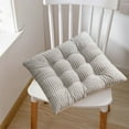 thumbnail image 6 of sruoe Seating Cushions, Seat Pads for Kitchen Chairs, Cushion Seat Pads, Chair Cushions, Square Thickened Soft Stool Cushion, Indoor Outdoor Seat Pad for Home, Dining, Office, 6 of 6