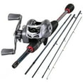 thumbnail image 3 of Sougayilang Baitcast Rod and Reel Combo with Casting Fishing Pole Smooth Fishing Wheel Max Drag 18LB, 3 of 8