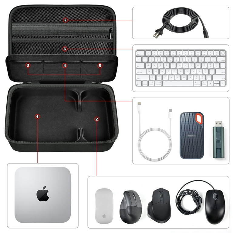 Case Compatible with Apple 2023 Mac Mini M2/ Mac Mini M1 Case Compatible with Apple 2023 Mac Mini M2/ Mac Mini M1