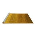 thumbnail image 2 of Ahgly Company Machine Washable Indoor Rectangle Abstract Yellow Modern Area Rugs, 7' x 10', 2 of 4