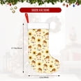 thumbnail image 4 of Fuzoiu Watercolor Bee Honey Honeycomb Bee Print Christmas Stockings, Party Supplies & Kids Gifts,Big Xmas Stockings Decoration for Family Decorations Hanging Ornament for Xmas Holiday Party, 4 of 7