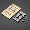thumbnail image 3 of tamizeot RCGOFOLLOW Battery Mount Plate RC Car Part Hard To Deform Rc Battery Mount Plate For 1/24 SCX24 Crawler RC Upgrade Part Silver, 3 of 6