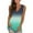 Green, variant on Idoravan Tank Tops for Women Clearance Women's Casual Printing V-Neck Gradient Sleeveness Tops Loose Vest Blouses