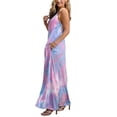 thumbnail image 3 of Doublju Women's Spaghetti Strap Maxi Dress with Pockets (Plus Size), 3 of 4