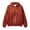 Red, variant on Women's Leopard Print Long Sleeve Zip Up Hoodie Loose Fit Pullover With Pockets, Casual Hooded Sweatshirt For Daily Wear