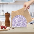 thumbnail image 6 of WOBOGO A Pattern with Pale Purple Daisies Clear Acrylic Napkin Holder Kitchen Tissue Face Towel Cocktail Rack Bar Restaurant Dinner Paper Dispenser, 6 of 9