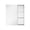 ROSA20*36-LR+RS12*36, variant on ANGELES HOME 24" x 36" Bathroom Medicine Cabinet with Tri-View Mirror, Aluminum Mirror Medicine Cabinet with Open Shelf Set, Surface Mount or Recessed