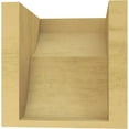 thumbnail image 4 of 7"W x 7"D x 7"H Wide Crestline Rough Cedar Woodgrain TimberThane Corbel, Primed Tan, 4 of 6