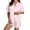 R199-Pink, variant on RMGVDSD Halloween Womens Pajamas Set Button Down 2 Piece Shorts Set Lapel Short Sleeve Sleepwear Holiday Pajama Sets for Daily Loungewear