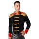 thumbnail image 4 of Disfraz de circo Ringmaster para hombre, disfraz de juego de rol, disfraz de circo de Halloween, chaqueta de terciopelo con cuello alto y flecos para hombro, 4 of 5