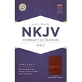 thumbnail image 2 of NKJV Compact Ultrathin Bible, Brown Cross LeatherTouch, Indexed (Hardcover), 2 of 2