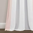 thumbnail image 5 of Lush Decor Block Border Window Panel Blackout - White/Blush-Single-84 x 40, 5 of 11
