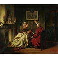 thumbnail image 3 of Charles Meer Webb 23x20 Black Modern Framed Museum Art Print Titled - The Toast (1877), 3 of 5