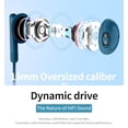 thumbnail image 3 of Kimwood Wired Earbuds with Microphone, Wired Earphones in-Ear Headphones HiFi Stereo, Powerful Bass and Crystal Clear Audio, Compatible with iPhone, Android, Computer Most with 3.5mm Jack(Blue), 3 of 5