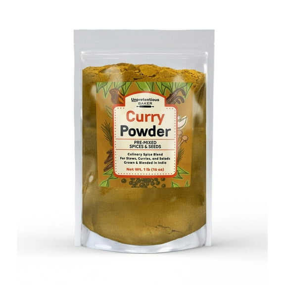 Unpretentious Curry Powder 1 lb, Add to Dressings & Marinades, Culinary Blend of Spice for Soups, Stews, Sauces